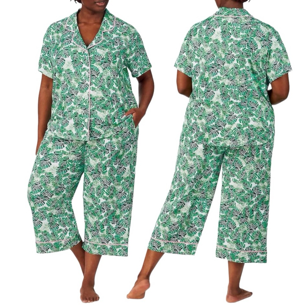 Tropical Green Women's Pajama Set